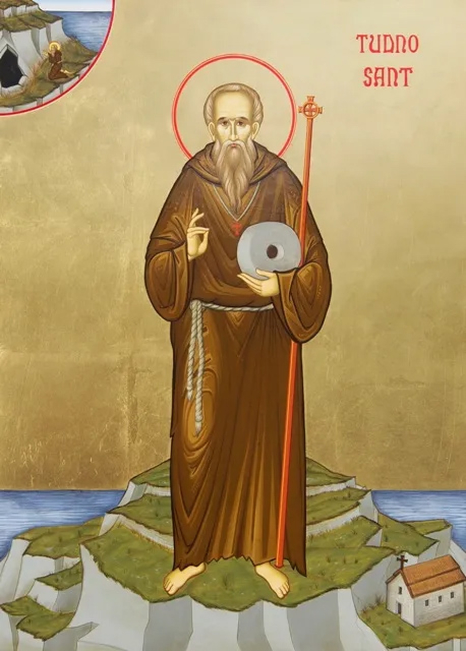Saint Tudno icon | Eicon Sant Tudno